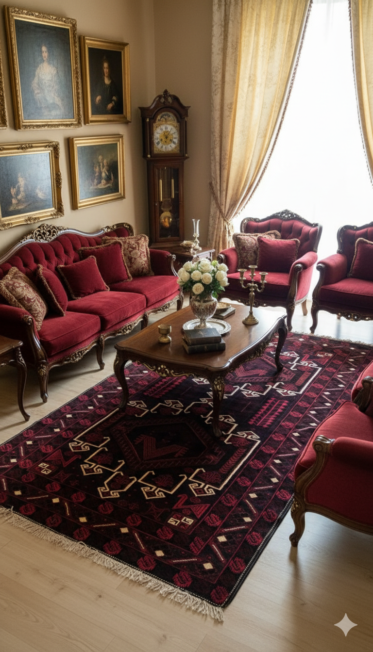 Afgani Handknotted antique pure wooll on wool carpets