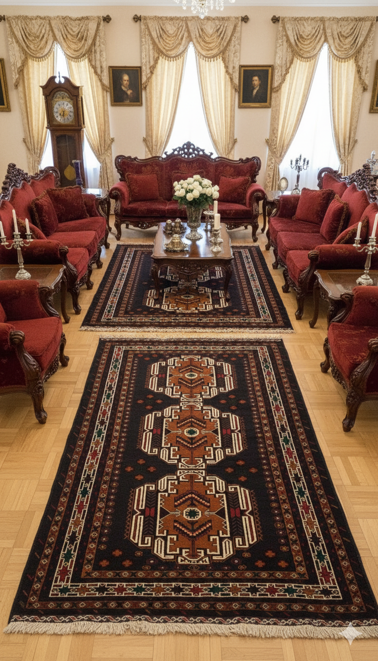 Afgani Handknotted antique pure wooll on wool carpets