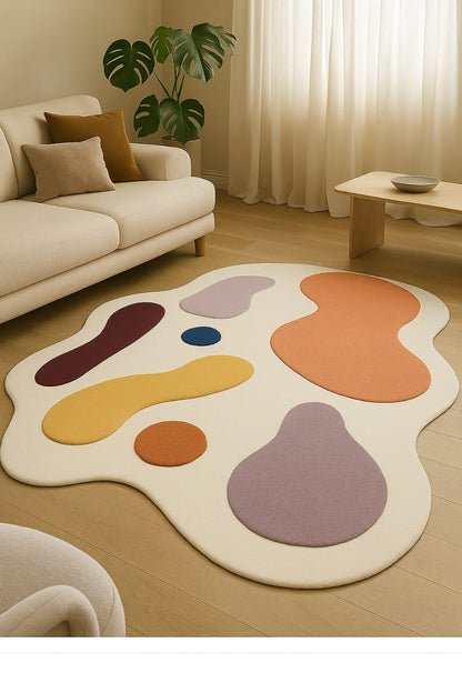 Handtufted pure woollen rug